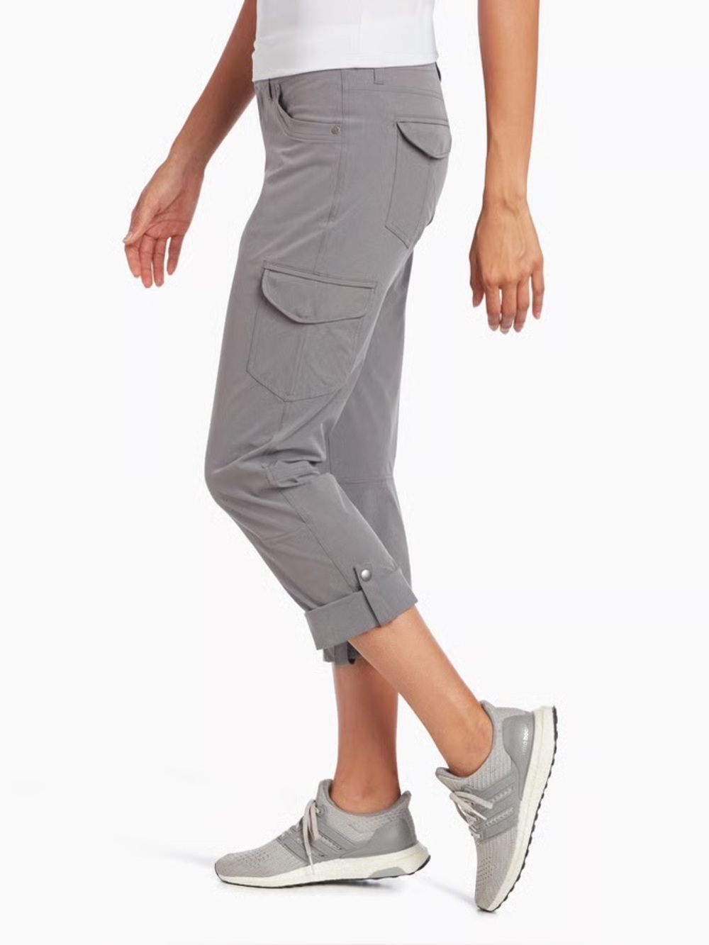 Kuhl Freeflex Roll-Up Pant Gray Grey Size 12 Regular - Picture 3 of 15